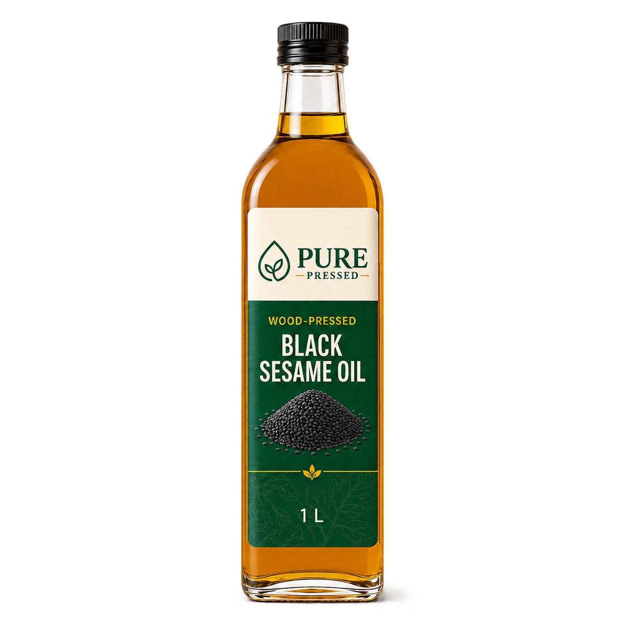 Pure Pressed Black Sesame Oil